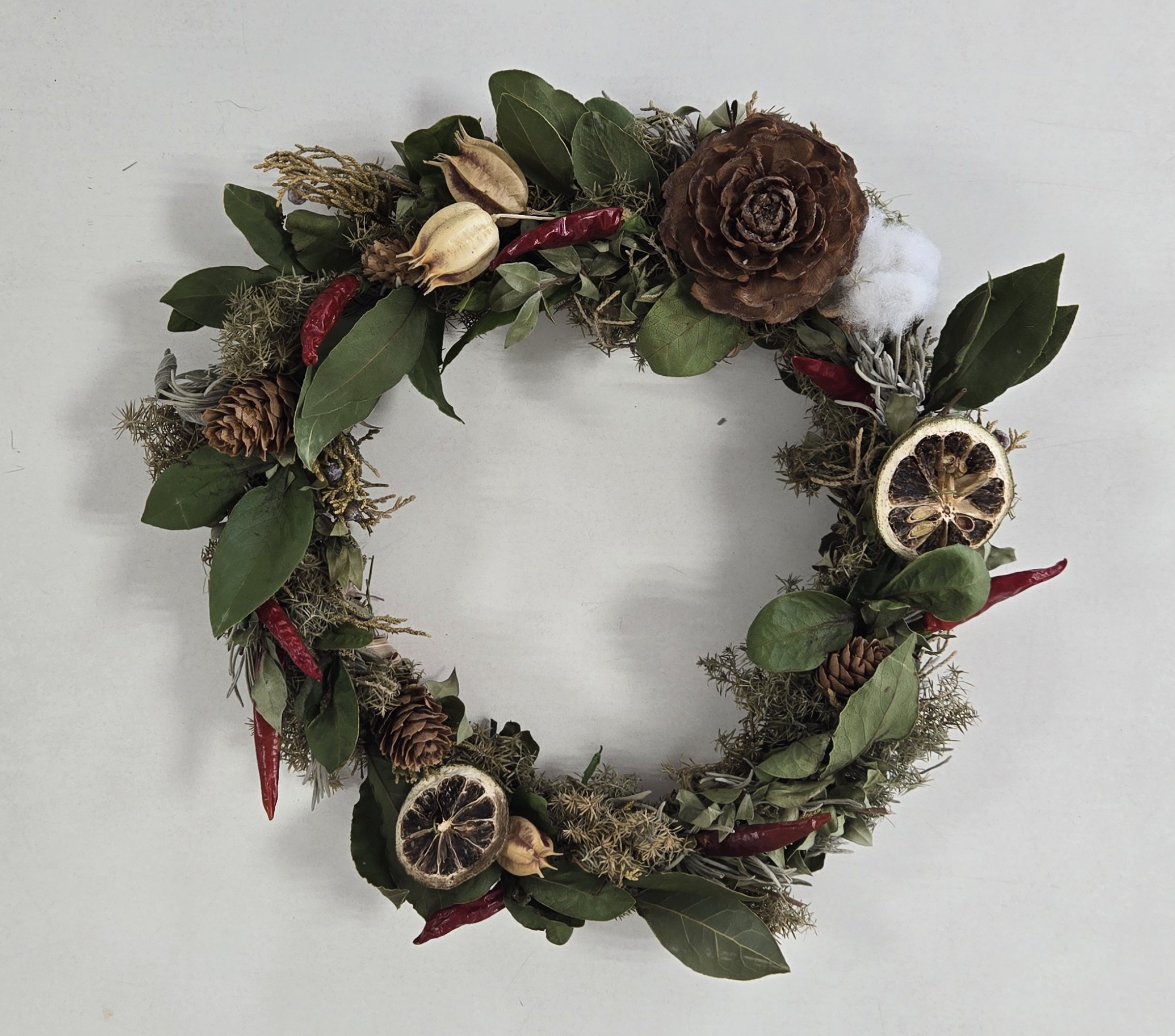 あさひふれあいハーブ教室　第３回「クリスマスツリーづくり」